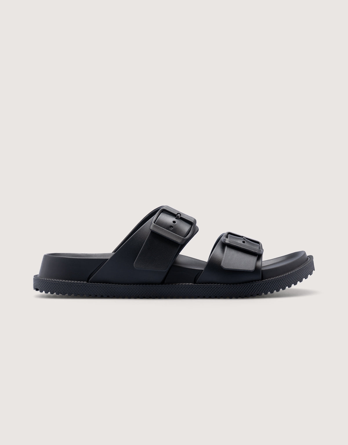 Black Buckle Sandals - Kauai