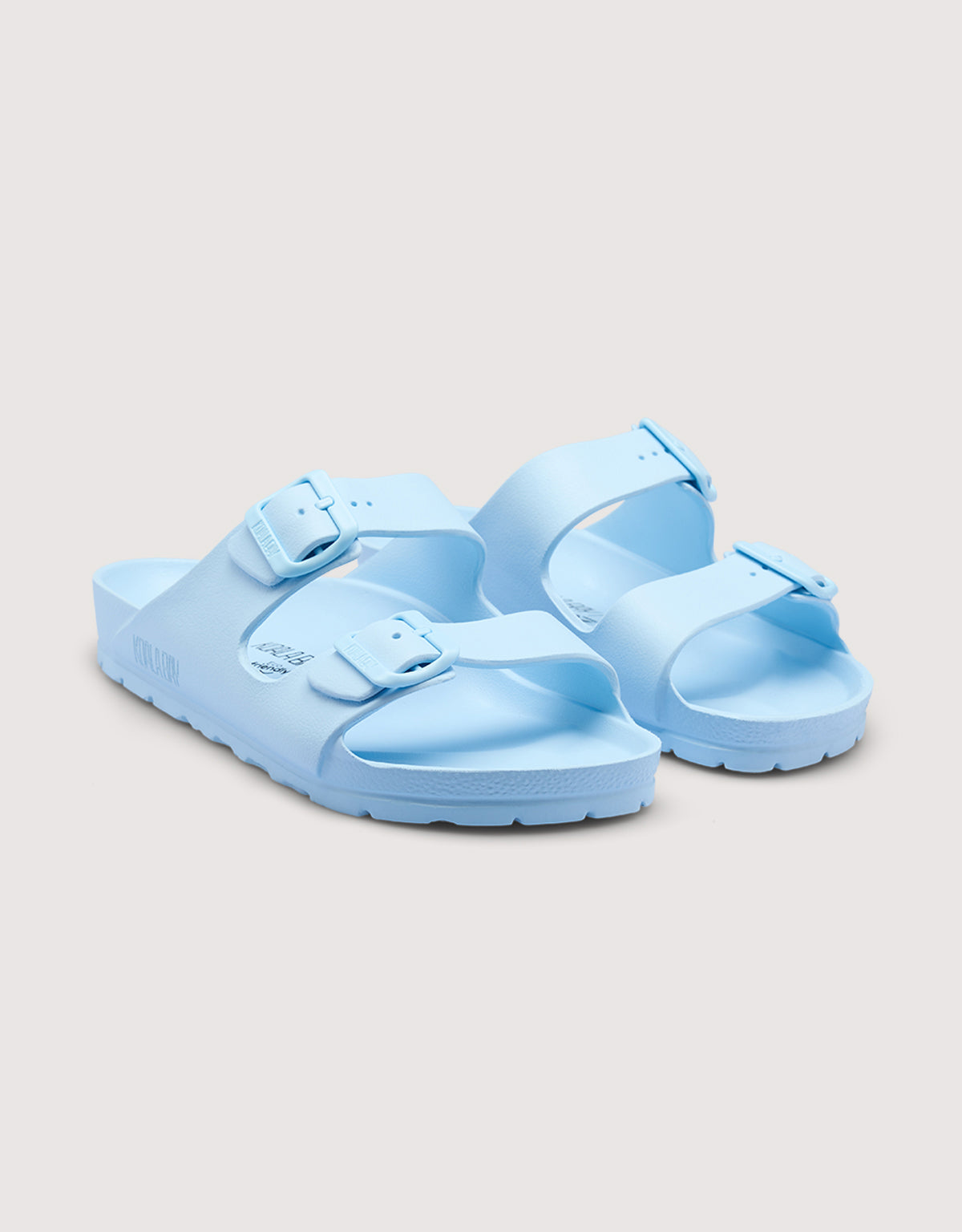 Sky Blue Buckle Sandals - Kauai