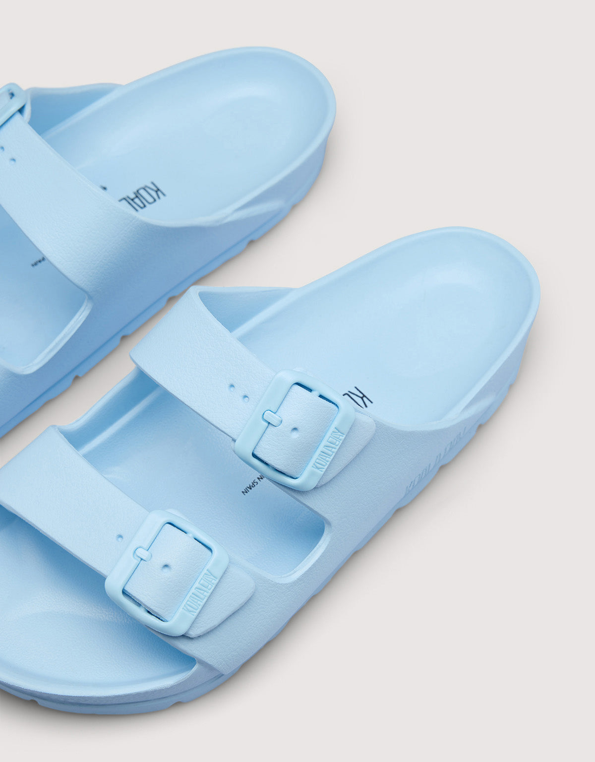 Sky Blue Buckle Sandals - Kauai