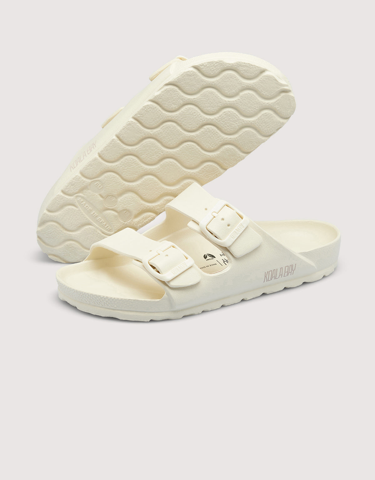 Ivory Buckle Sandals - Kauai