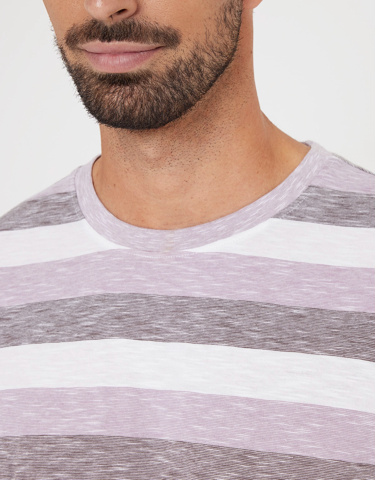 Camiseta Manga Corta Algodón Morado - Galizury