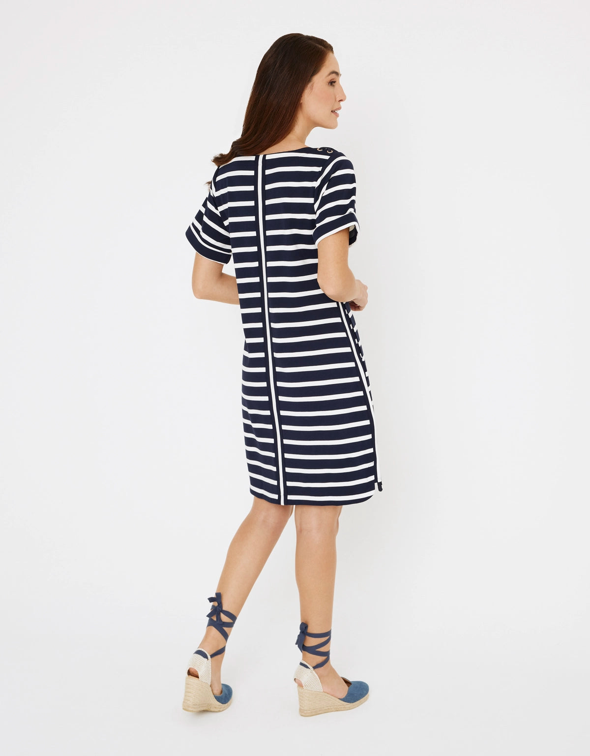 Vestido Corto Rayas - Marini