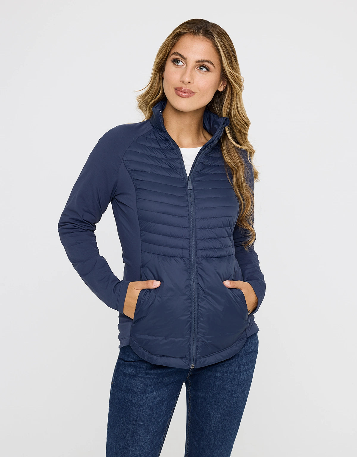 Chaqueta Acolchada Azul Marino - Efeba