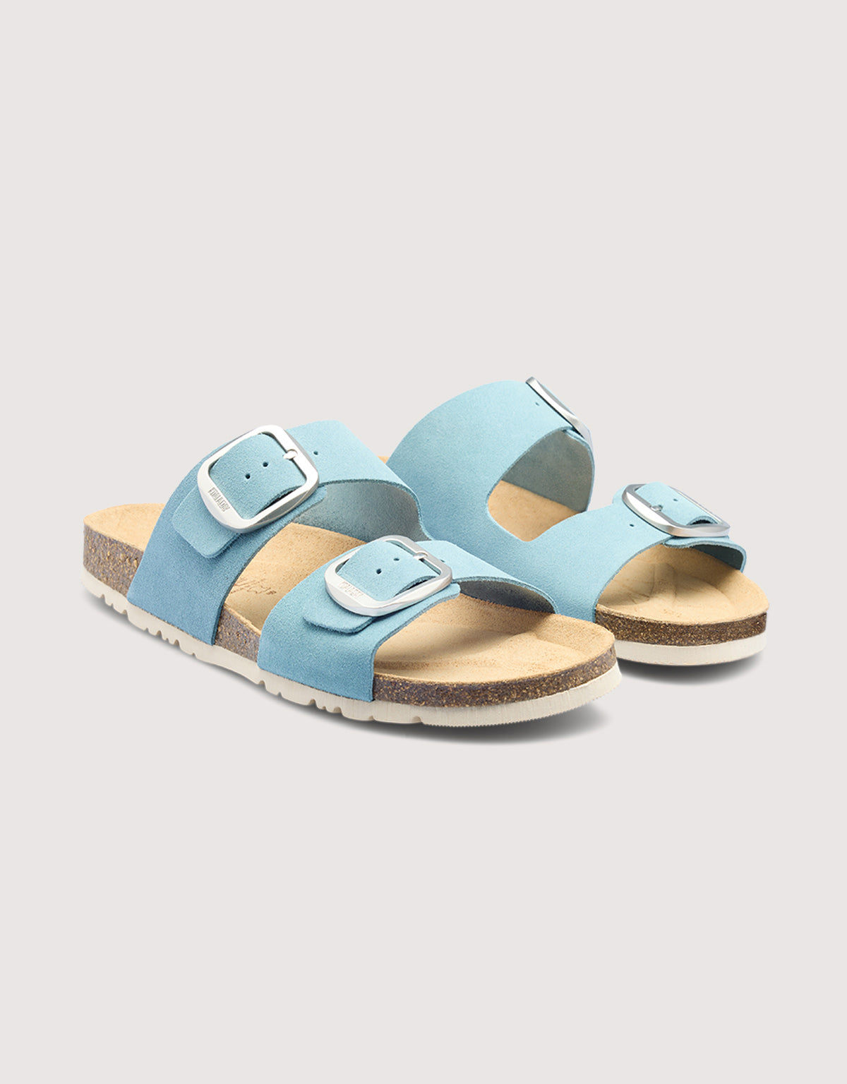 Grayish Blue Bio Sandal - Emerald