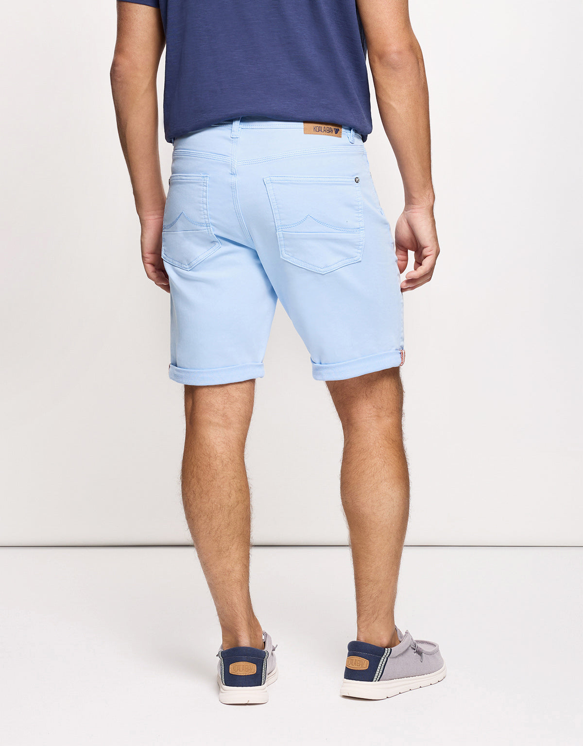 Blue Denim Bermuda Shorts - Palm Beach