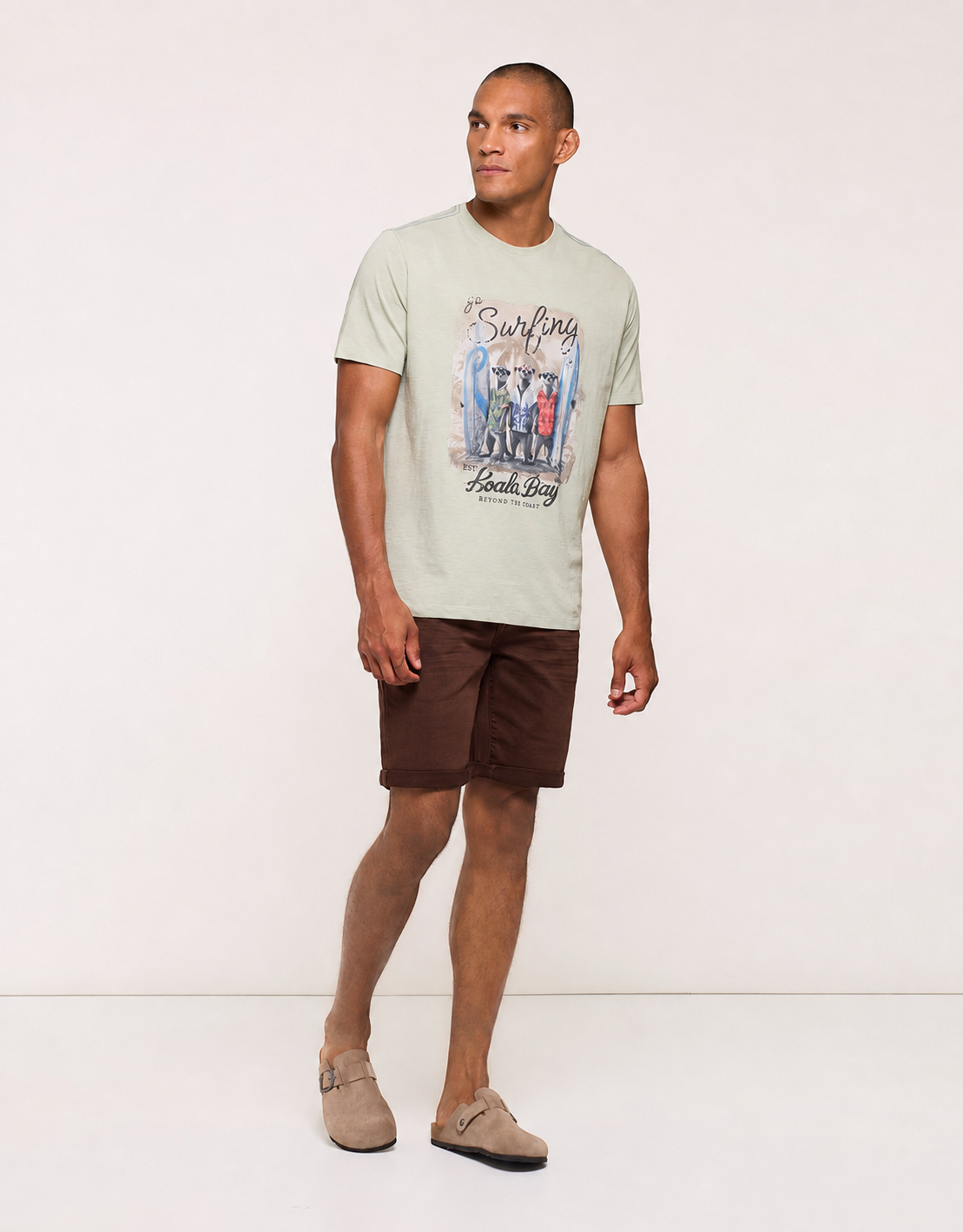 Chocolate Denim Bermuda Shorts - Palm Beach
