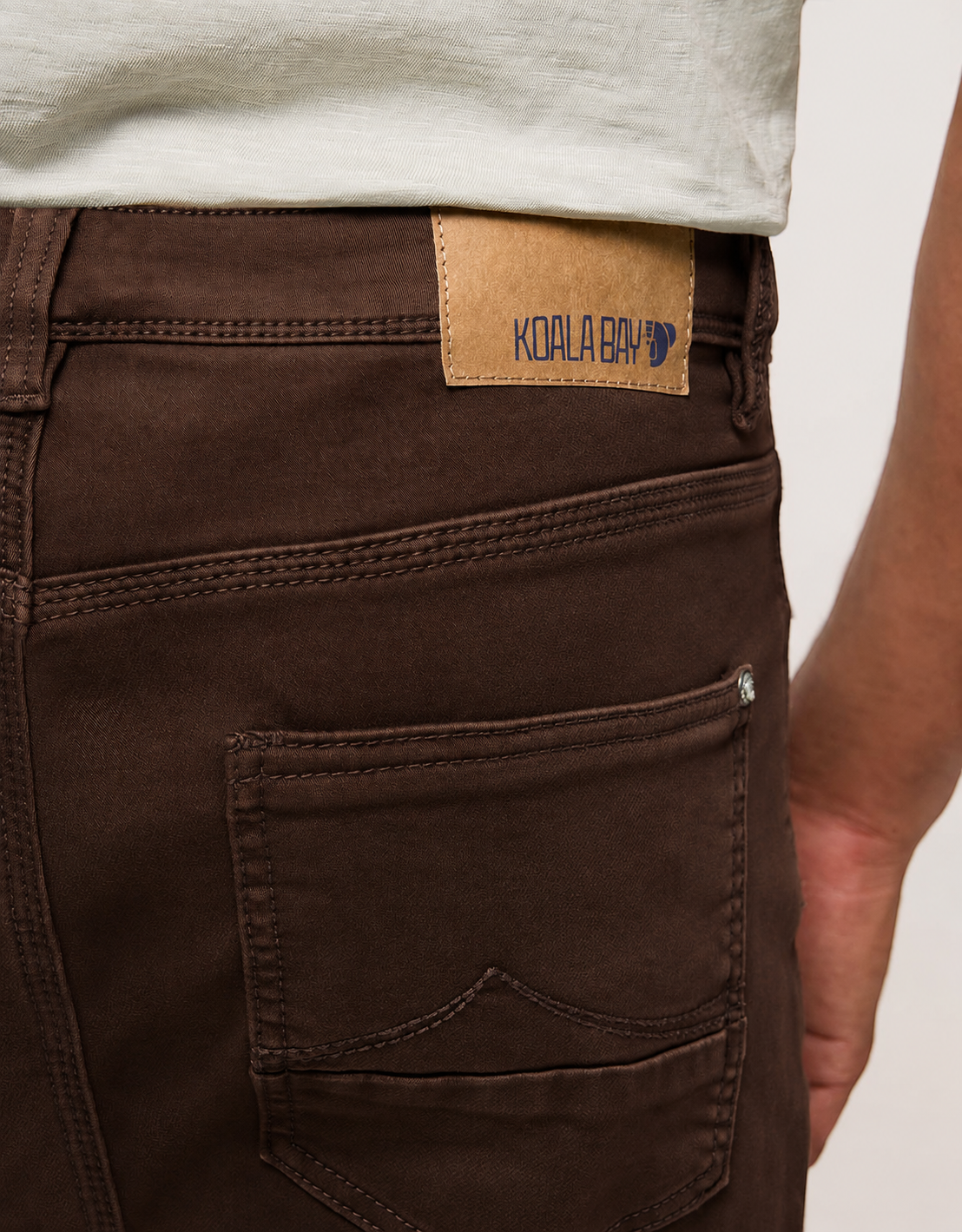 Chocolate Denim Bermuda Shorts - Palm Beach