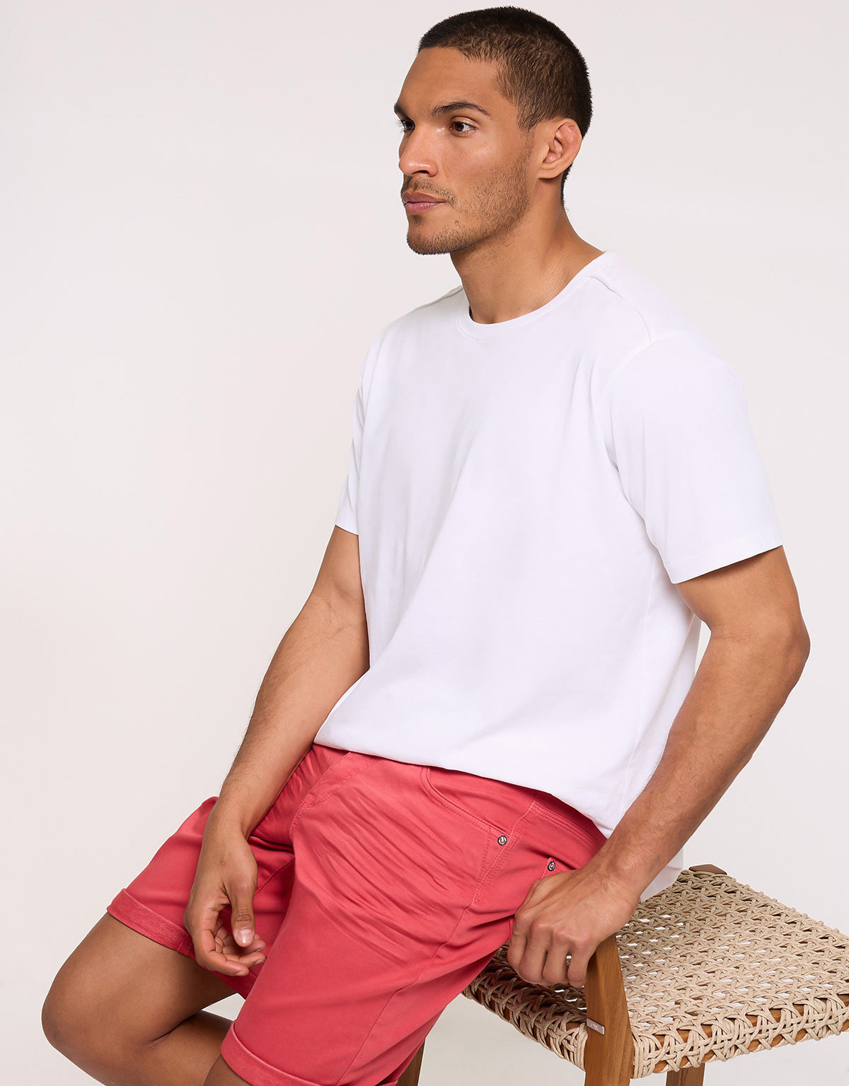 Bermuda Denim Coral Oscuro - Palm Beach