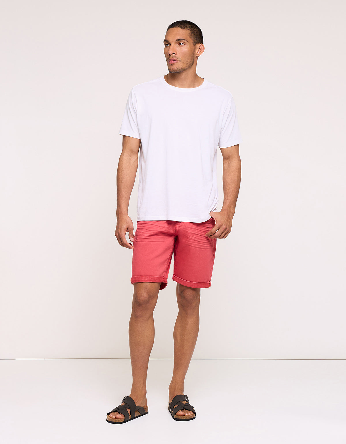 Bermuda Denim Coral Oscuro - Palm Beach