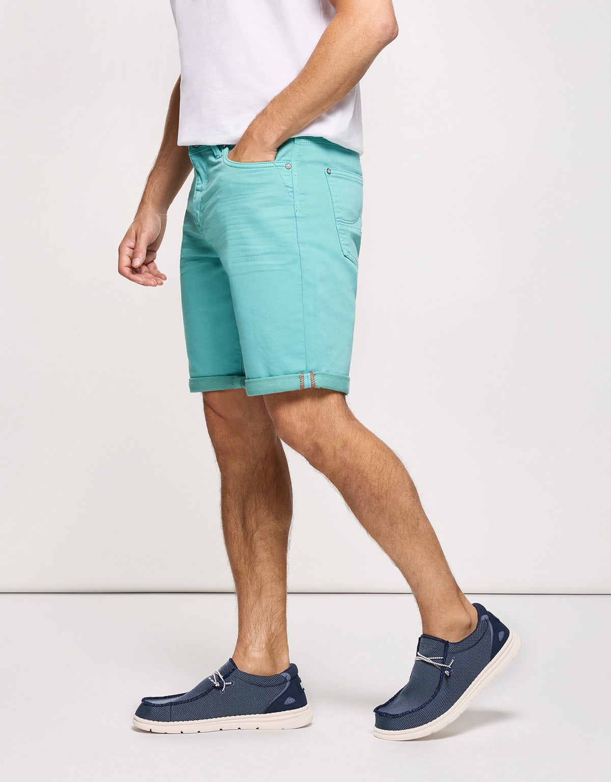 Bermuda Denim Azul Turquesa - Palm Beach 3