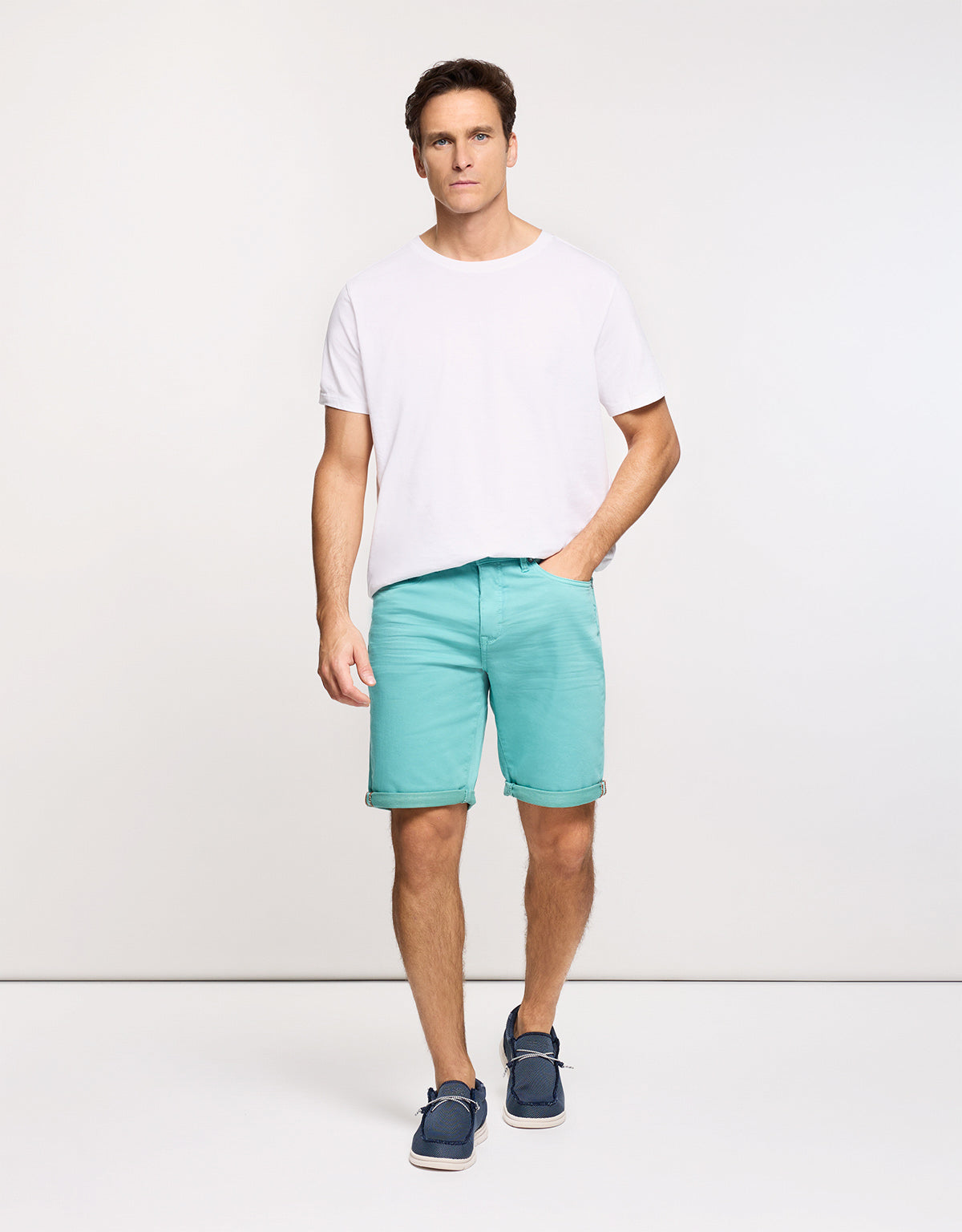 Bermuda Denim Azul Turquesa - Palm Beach 4