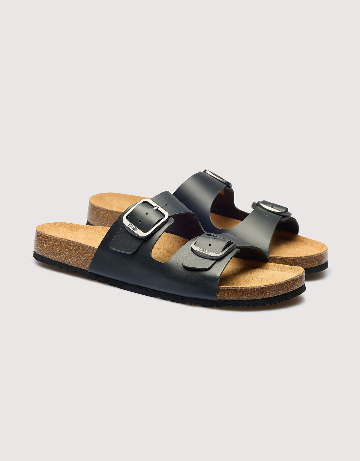 Bio navy blue leather sandal - Cherokee