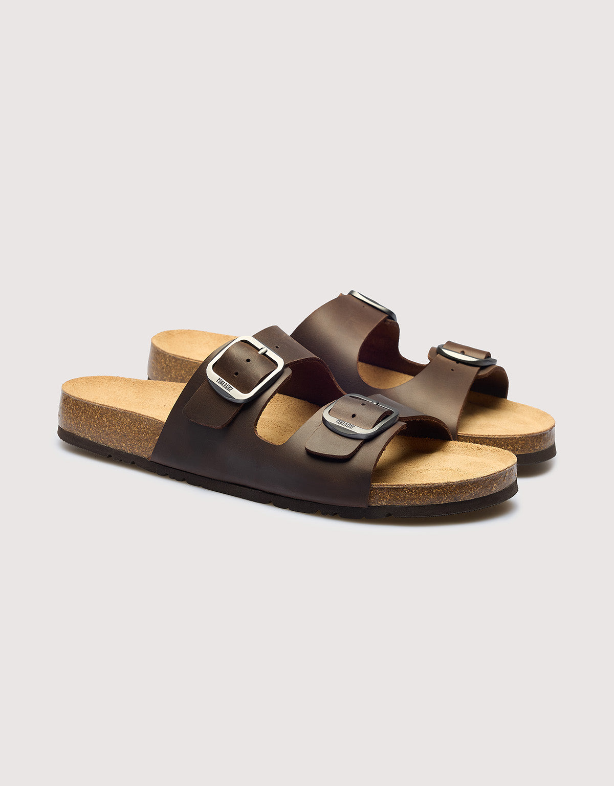 Bio Brown Leather Sandal - Jeep