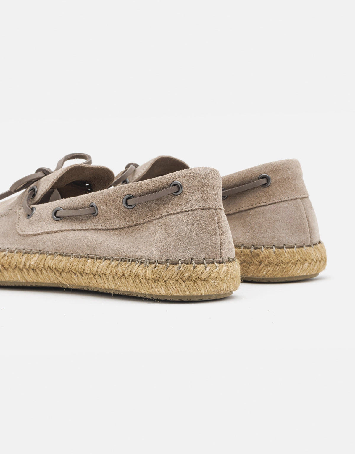 Alpargatas caballero taupe 2