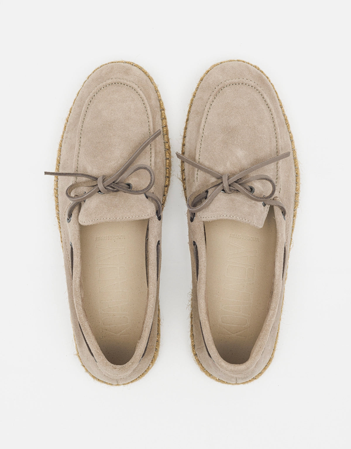 Alpargatas caballero taupe 5