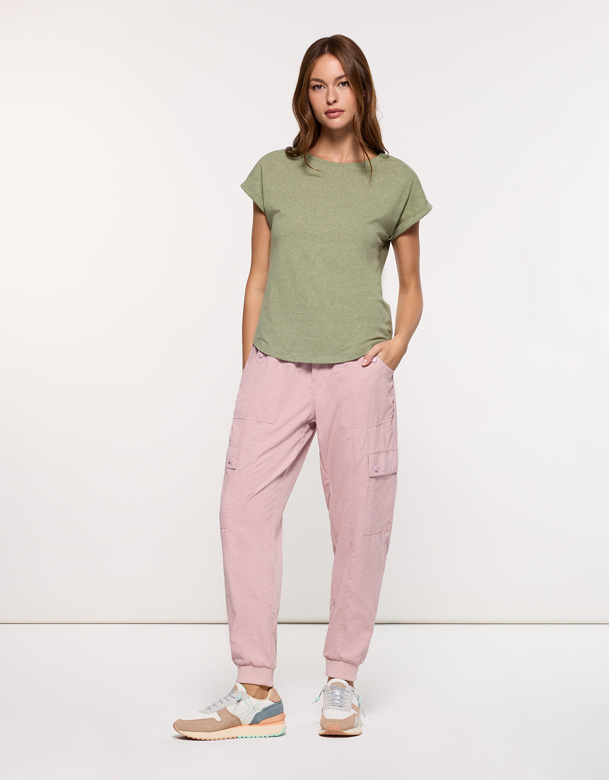 Khaki Short Sleeve T-shirt - Luma