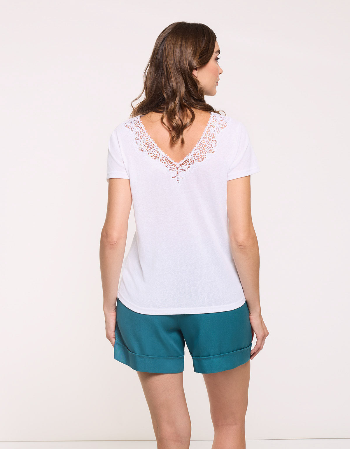 Camiseta Encaje Blanco - Olimper 3