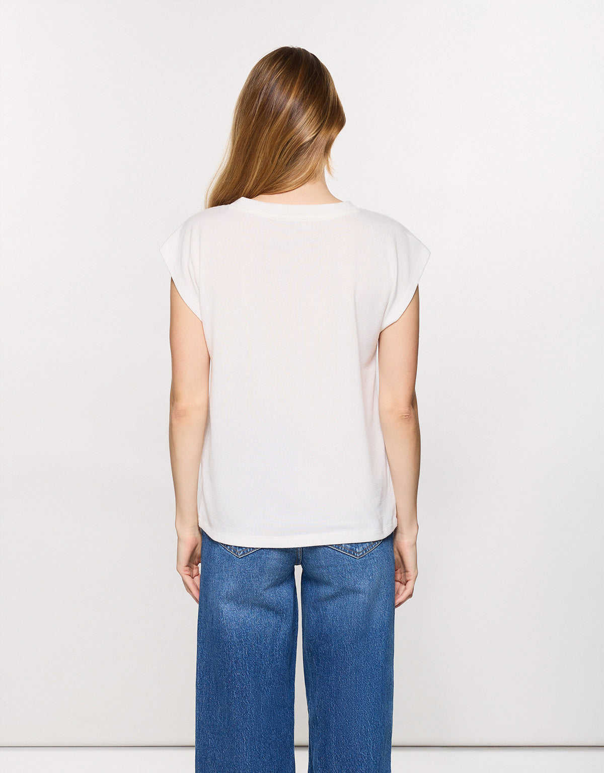 Off White Short Sleeve T-Shirt - Imara