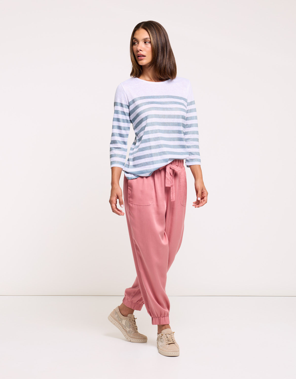 Pantalón Largo Rosa Palido - Axelio