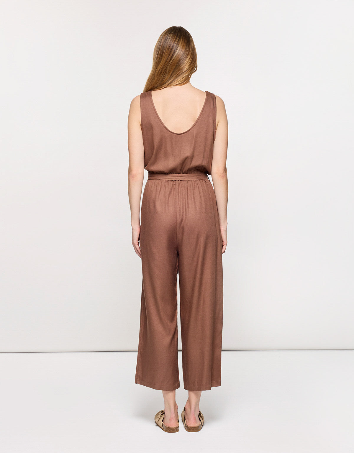 Brown Jumpsuit - Pavone
