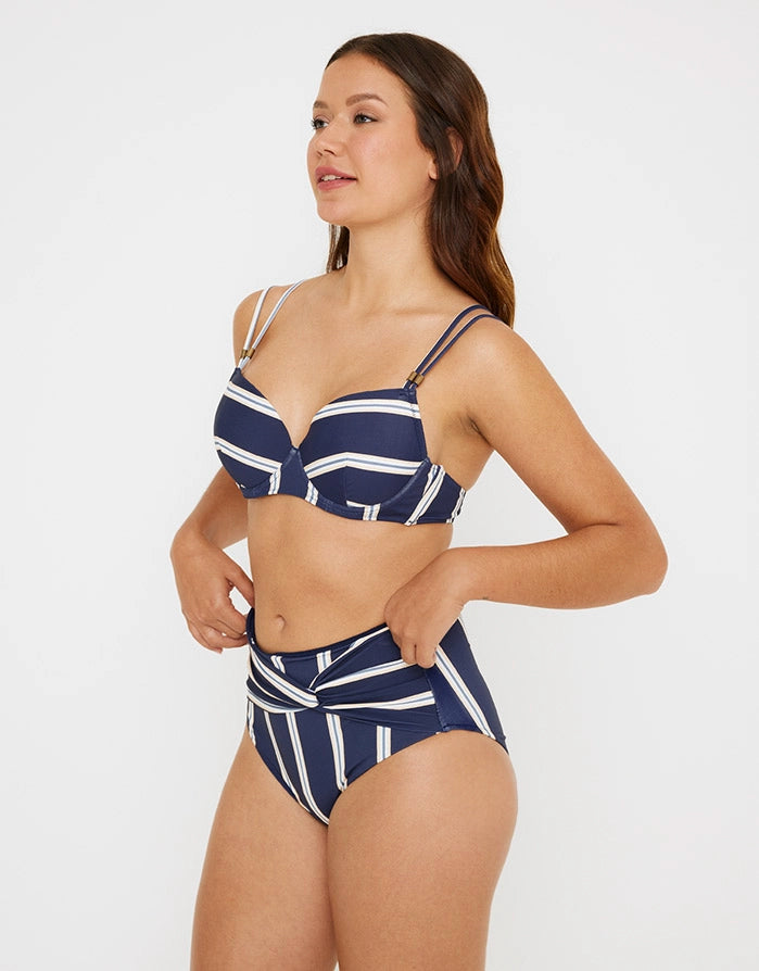 Navy Blue Bikini Top - Calelia
