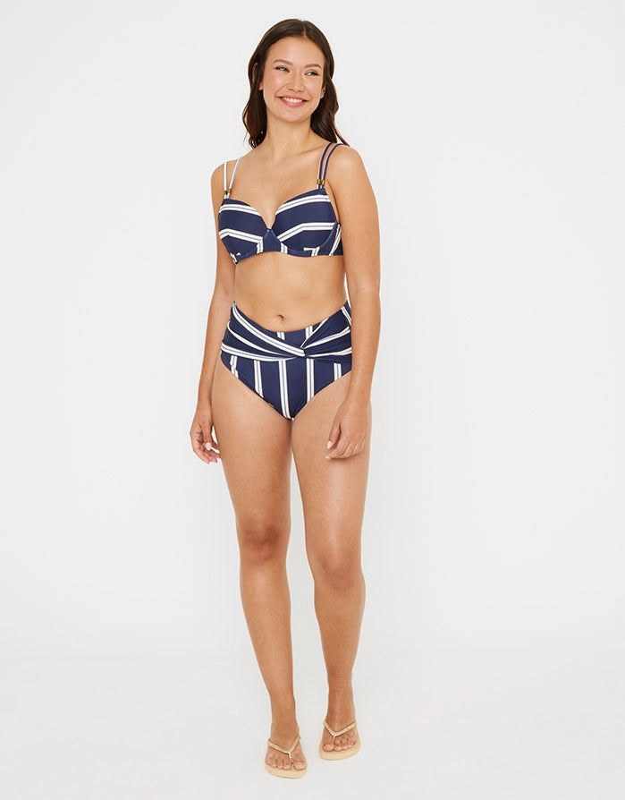 Navy Blue Bikini Top - Calelia