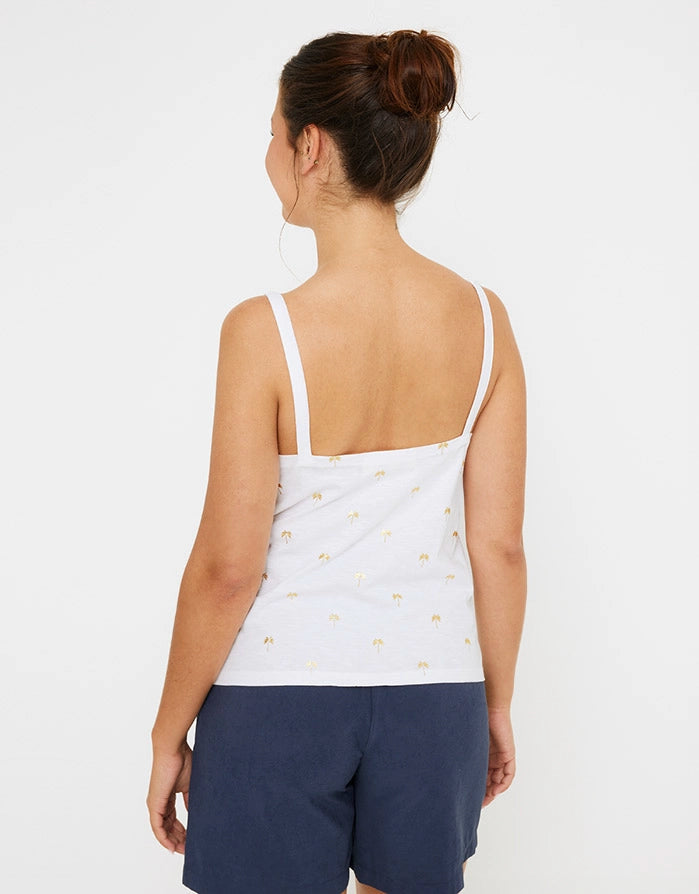 White Tank Top - Zajara