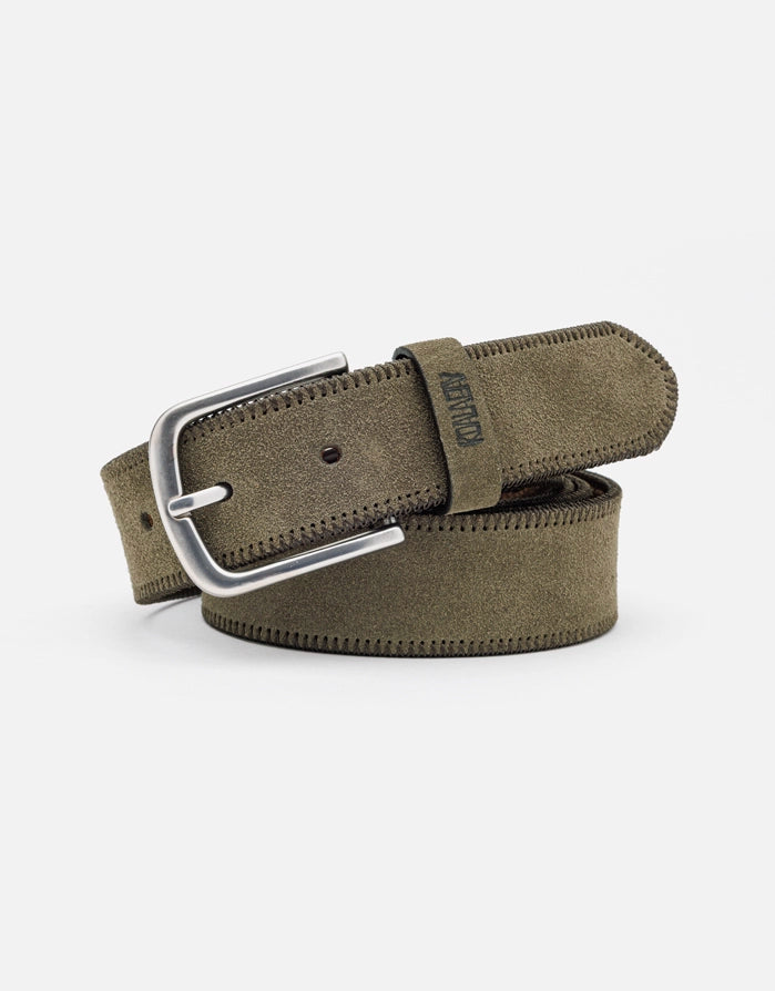 Khaki Suede Belt - Izan