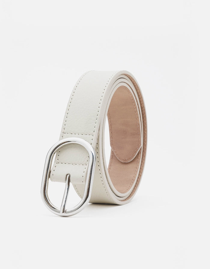 Off-White Leather Belt - Cocot