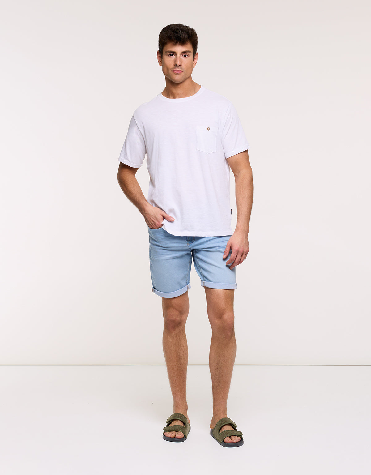 Short Sleeve T-Shirt - Button