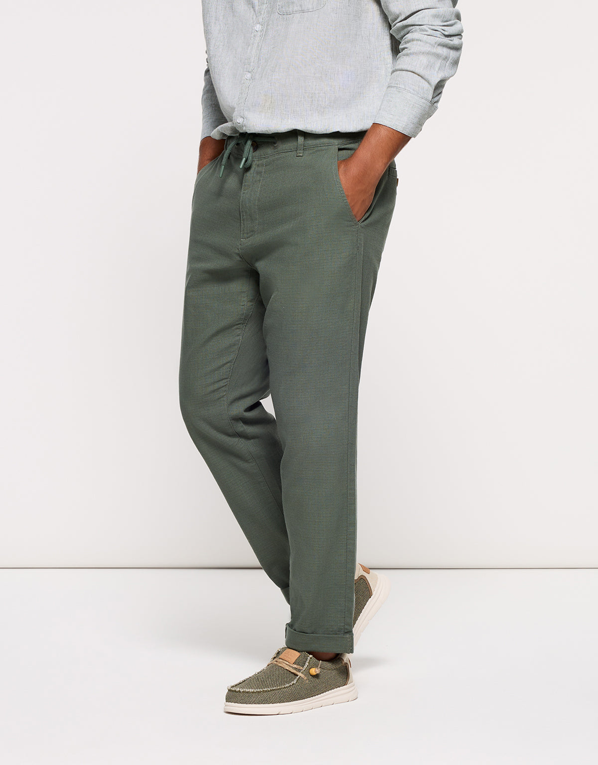 Khaki Long Trousers - Lars