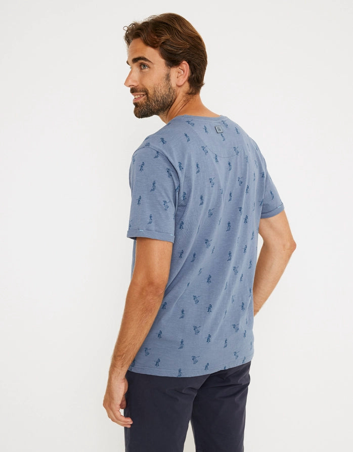Navy Blue Short Sleeve T-shirt - Hoop