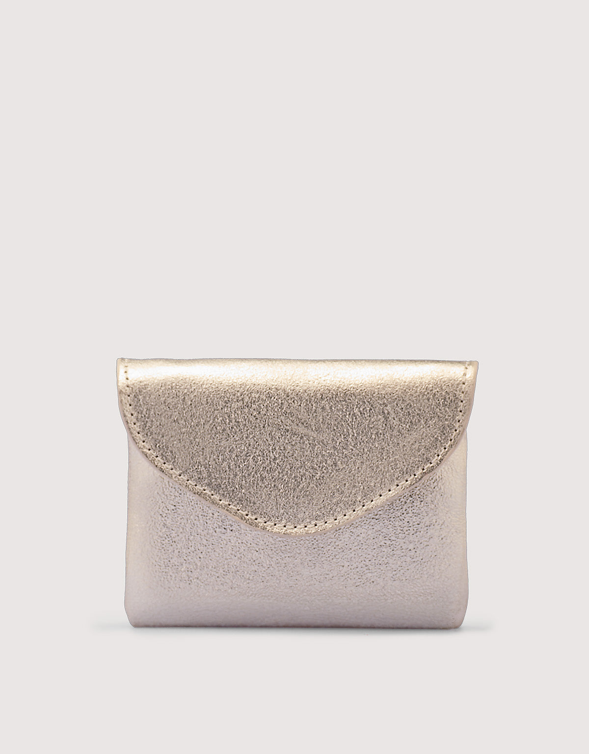 Leather Silver Purse - Regal
