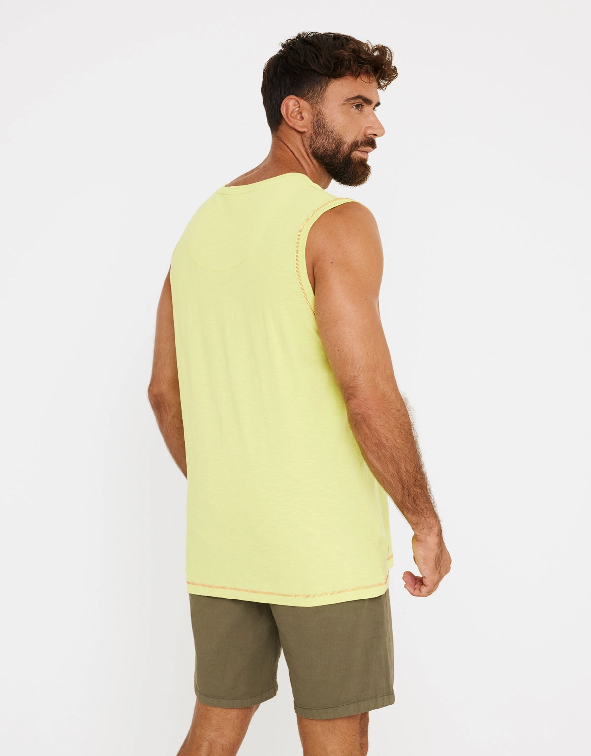 Camiseta Sin Mangas Algodón Amarillo Lima - Sealab 2