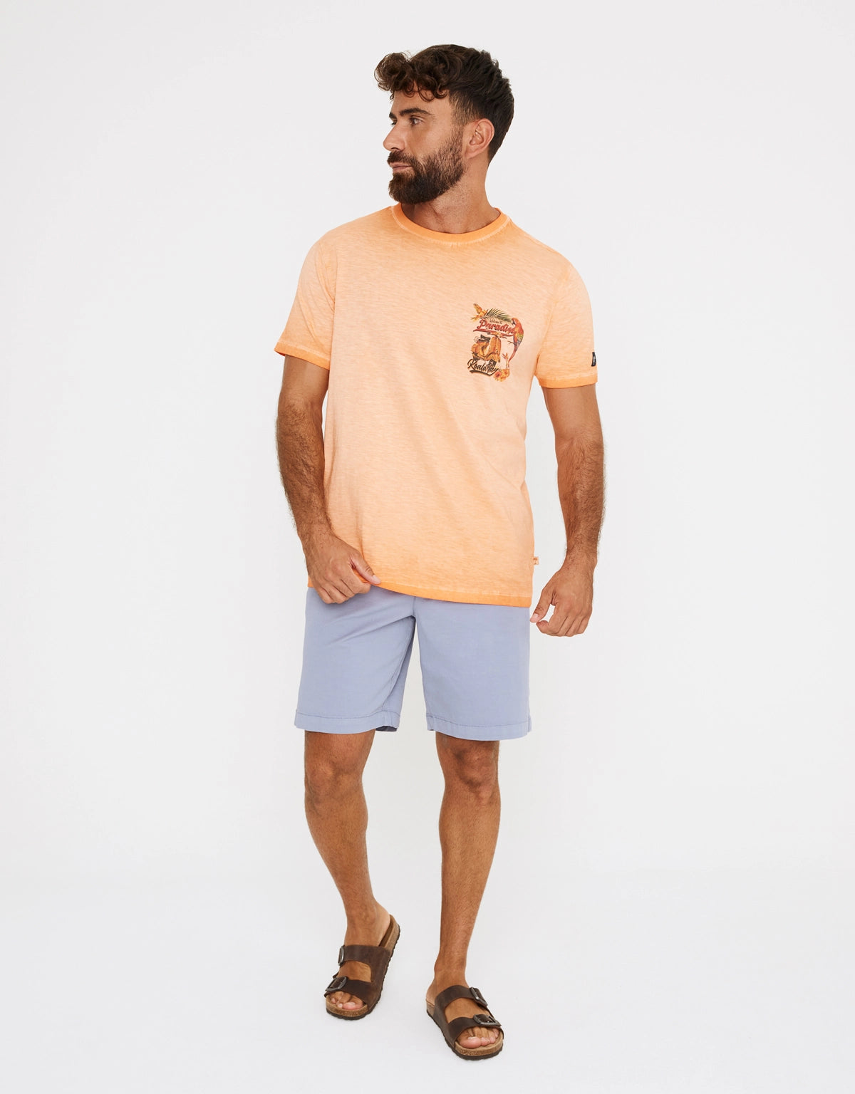 Short Sleeve Orange T-Shirt - Vespa