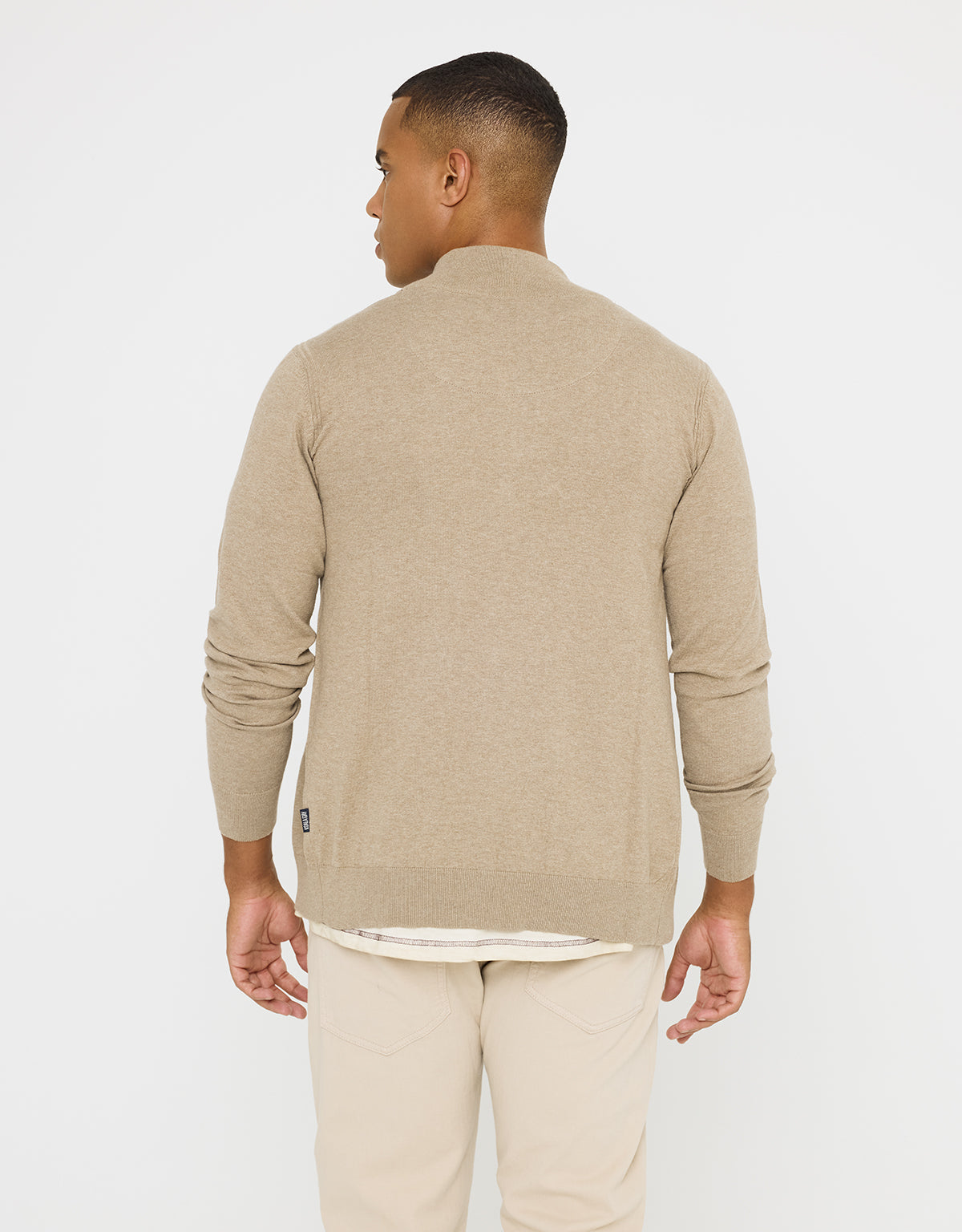 Jersey con Cremallera Beige - Picos