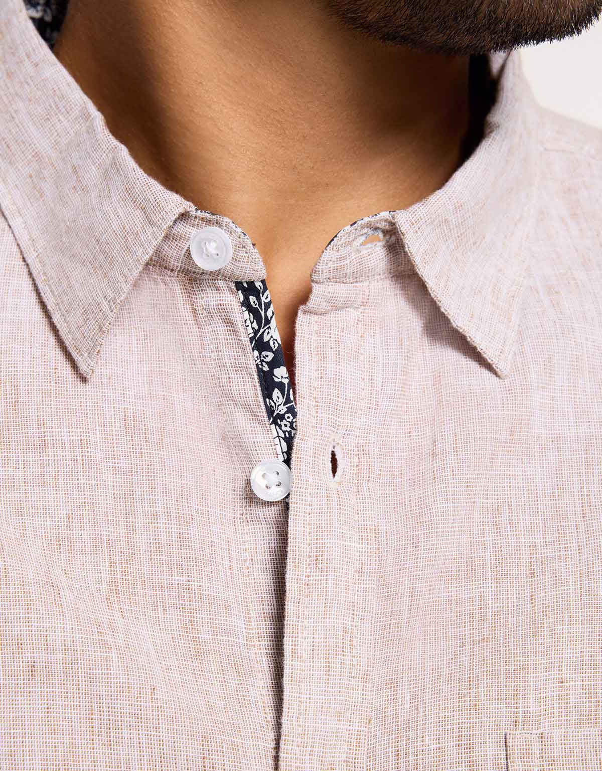 Camisa Manga Larga Beige - Sum 5