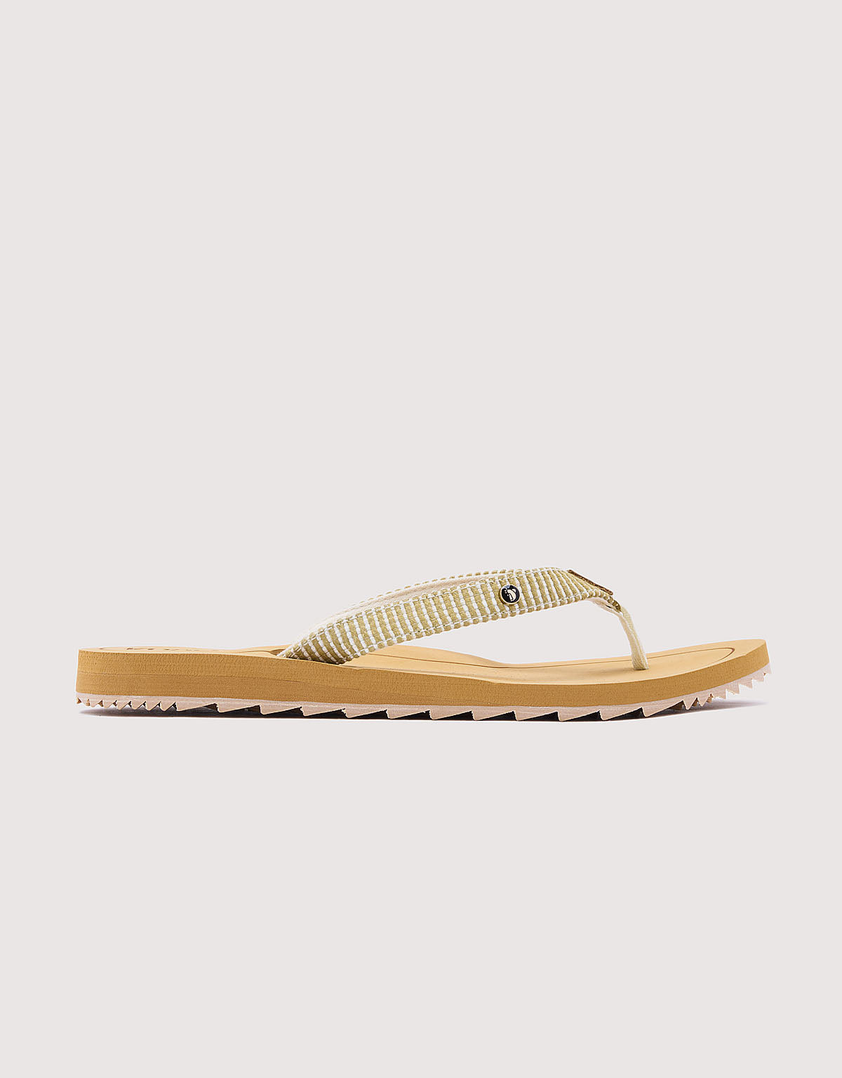 Beige Wedge Flip Flop - Kovira