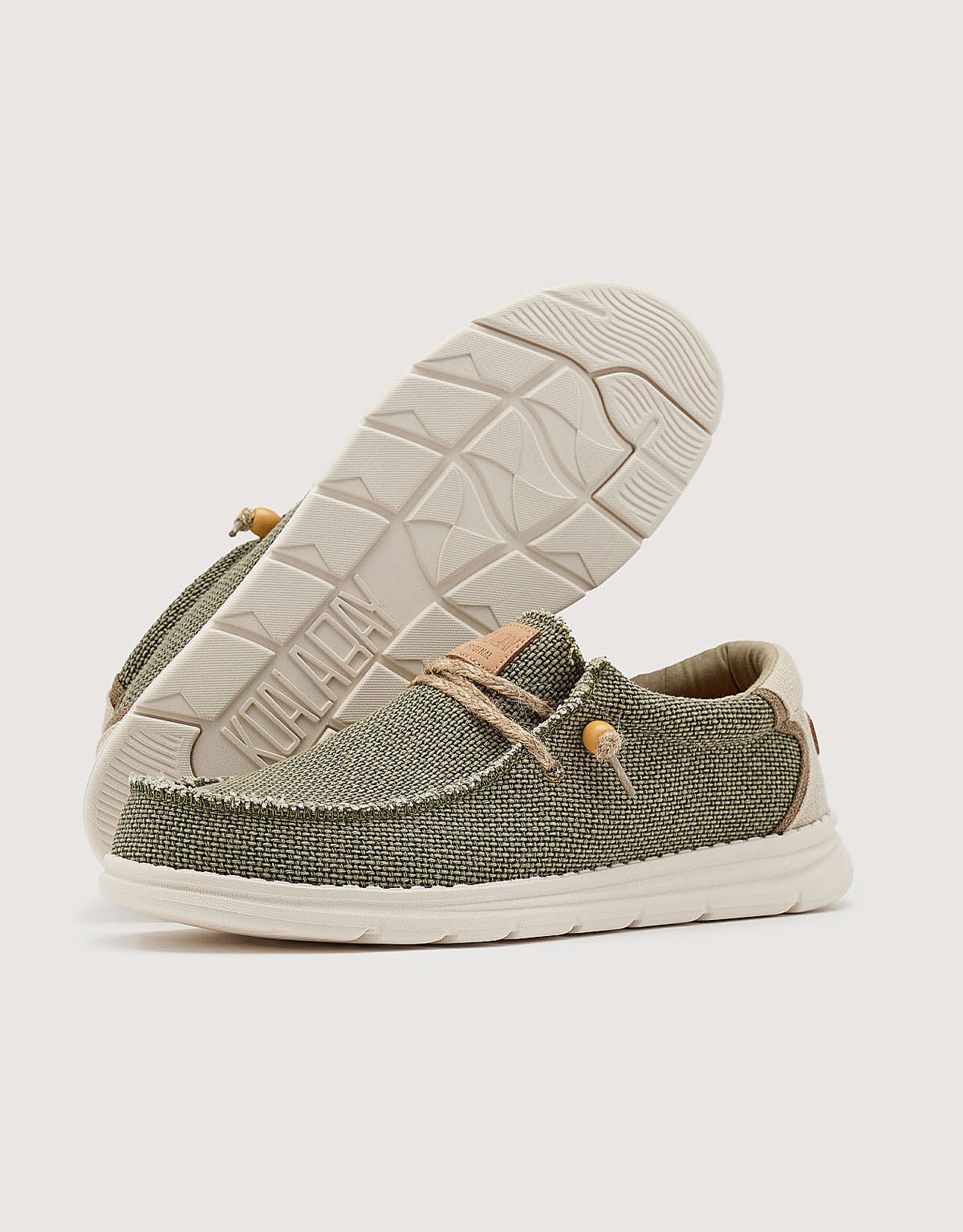 Khaki Casual Loafers - Suprema