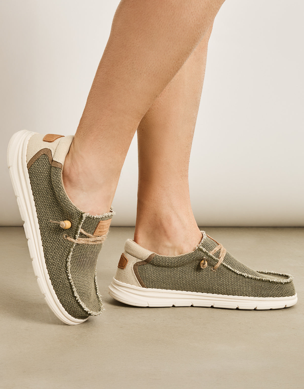 Khaki Casual Loafers - Suprema