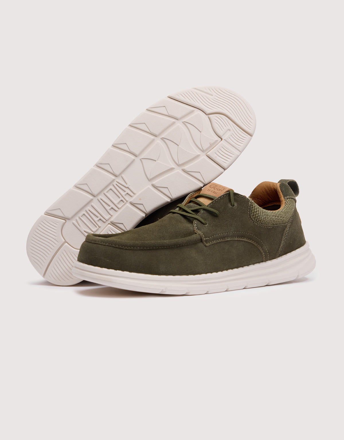 Khaki Suede Casual Loafers - Torkel