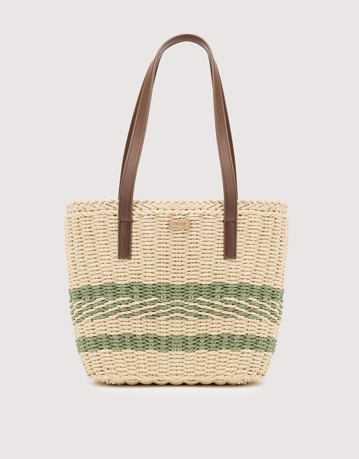 Bolso Capazo Trenzado Natural - Hyla 1