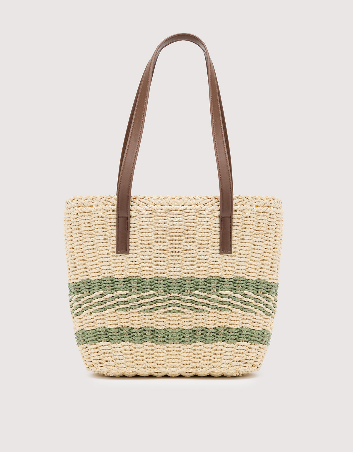 Bolso Capazo Trenzado Natural - Hyla 3