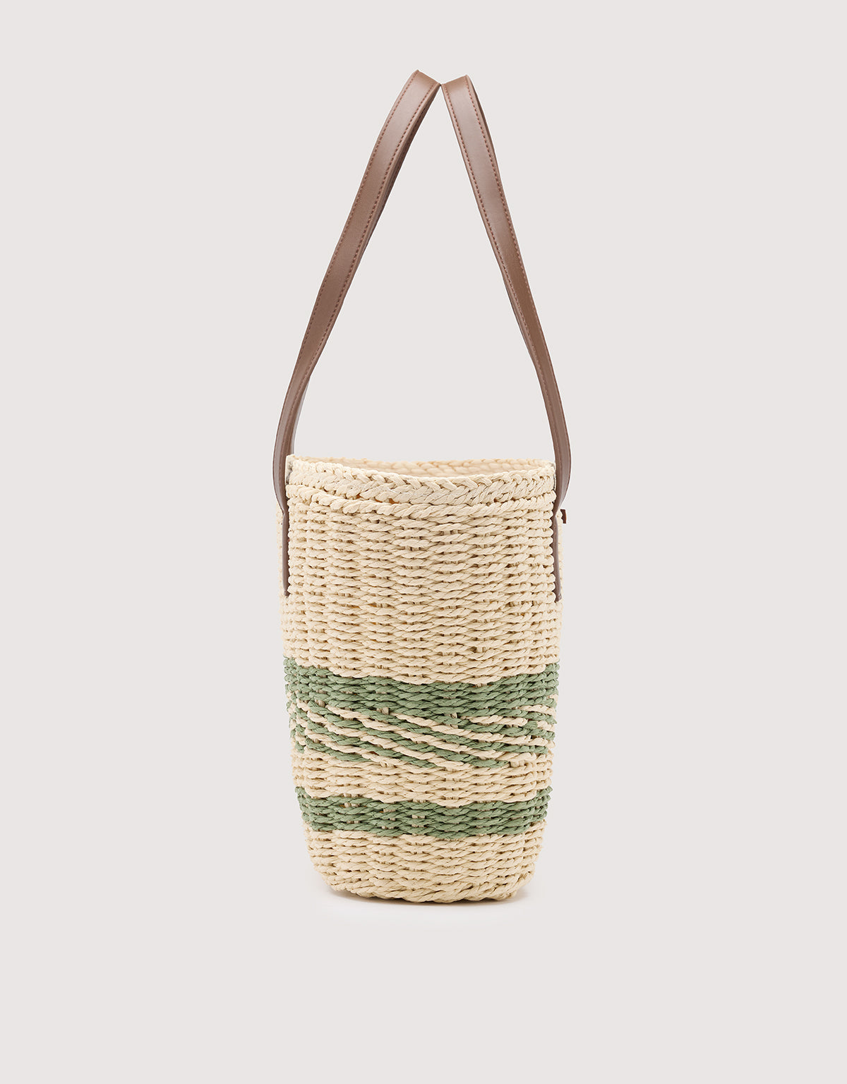 Bolso Capazo Trenzado Natural - Hyla 6
