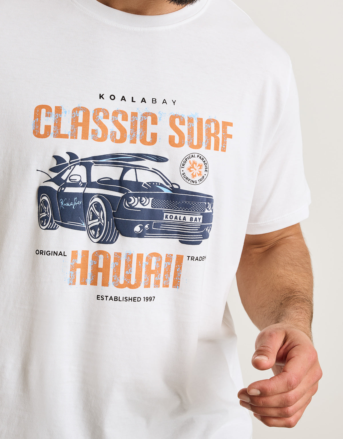 White Short Sleeve T-Shirt - Grerry