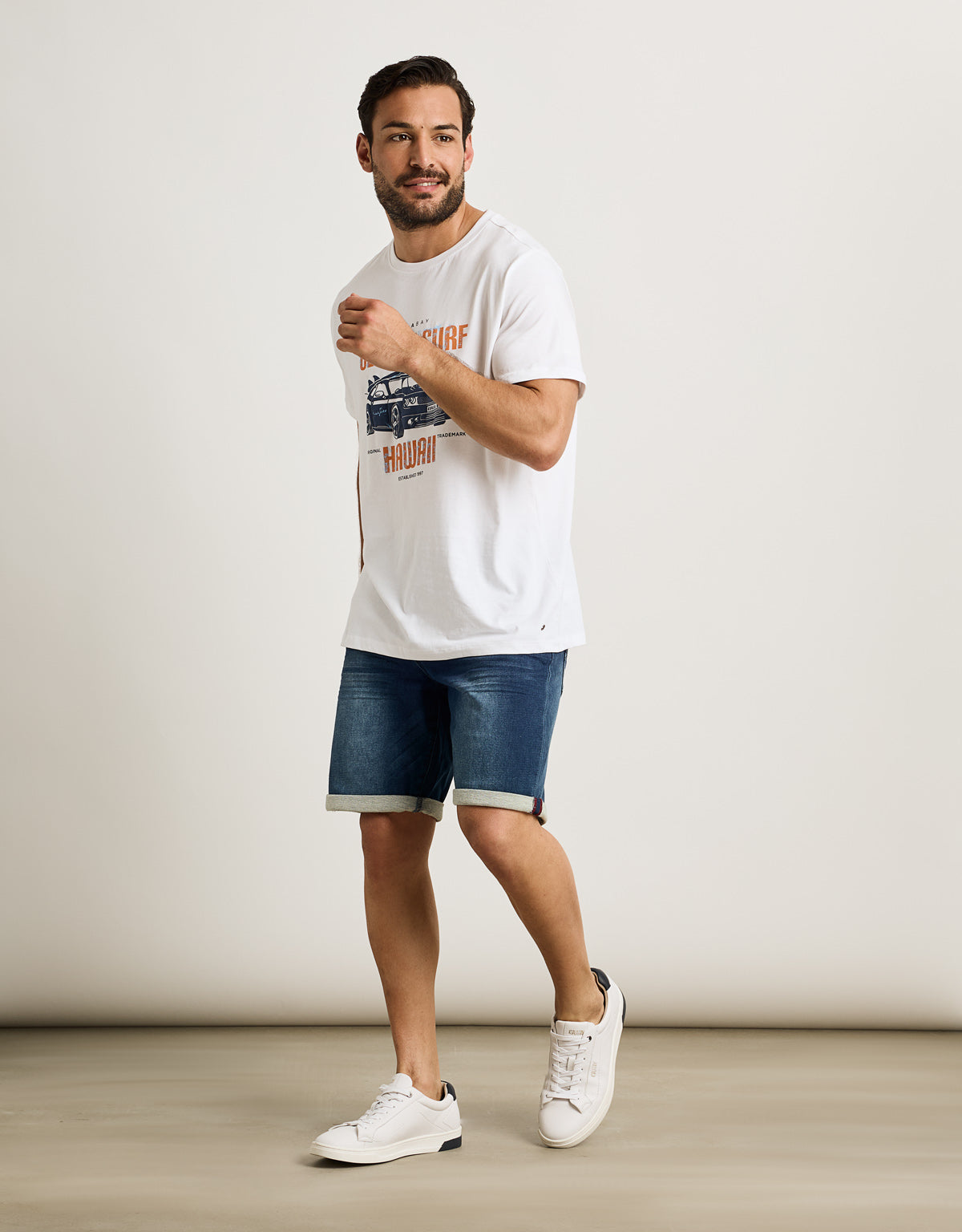 White Short Sleeve T-Shirt - Grerry