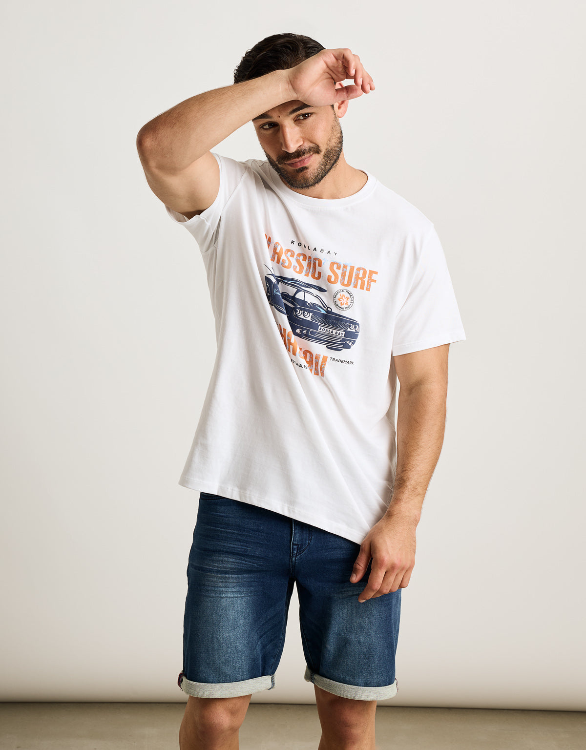 White Short Sleeve T-Shirt - Grerry
