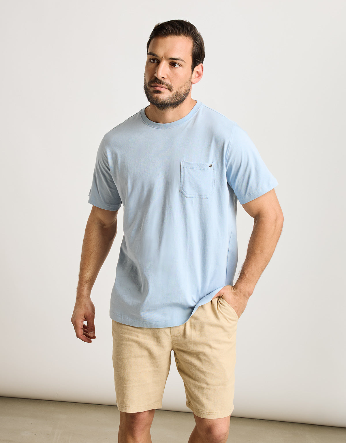 Light Blue Short Sleeve T-Shirt - Astro