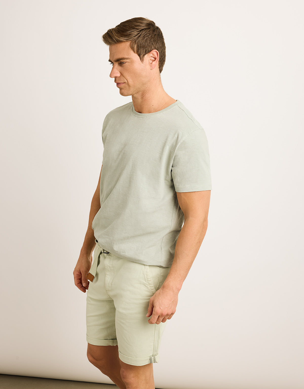 Green Short Sleeve T-Shirt - Basili