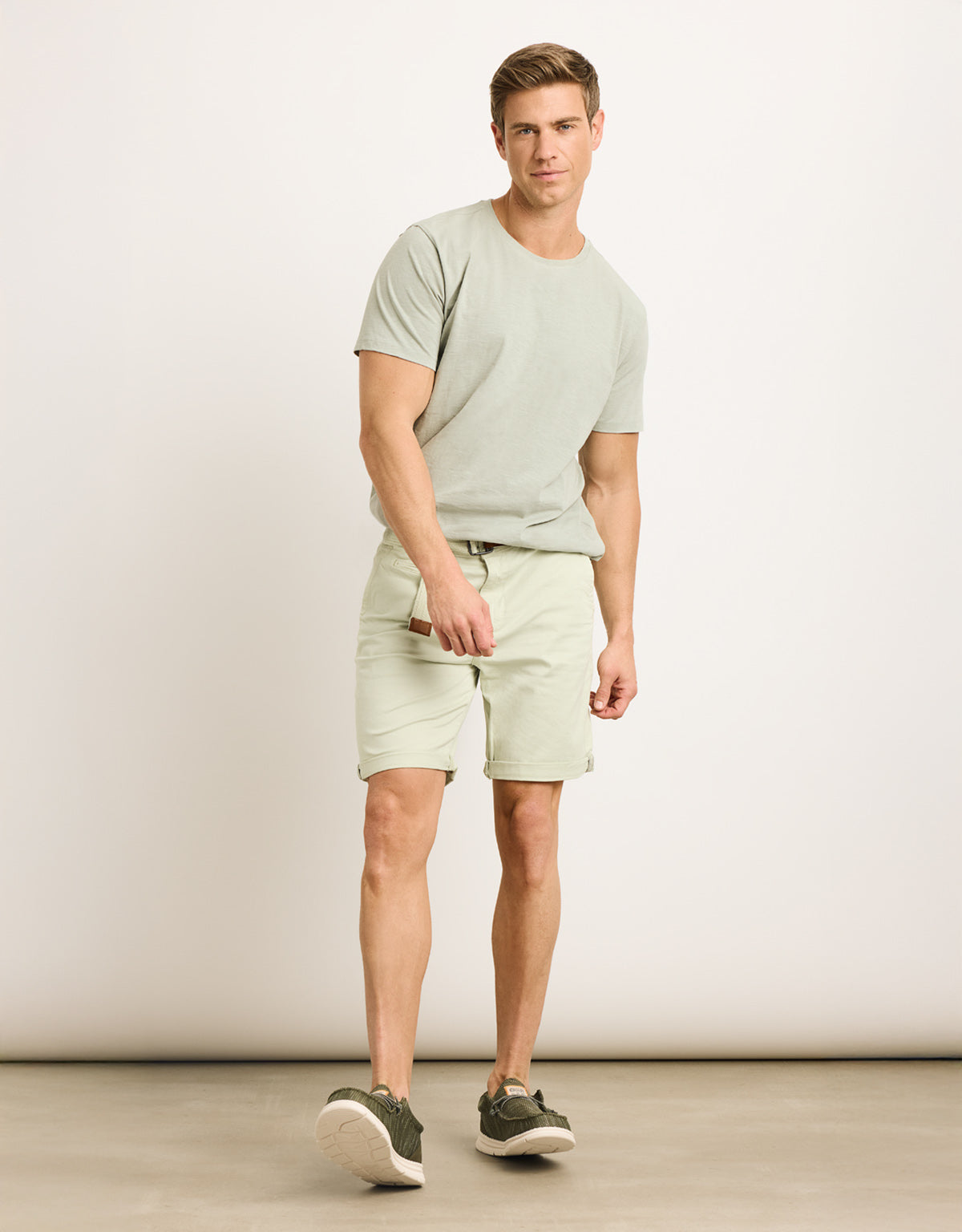 Green Short Sleeve T-Shirt - Basili